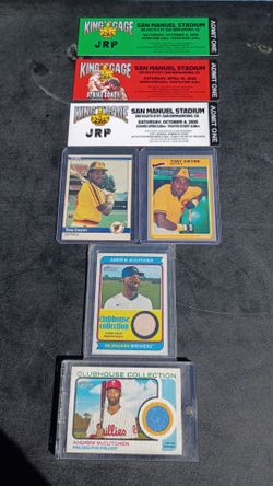 Baseball Cards & Event Ticket Vouchers Lot
