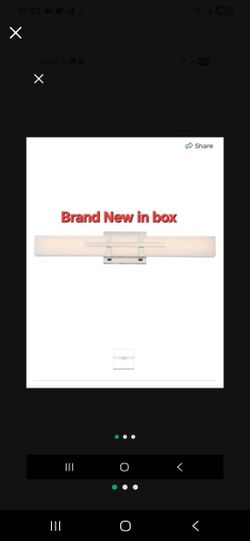 Brand New Nuvo 62/872 Vanity, 24 Inches, Polished Nickel.$60 Each. Available 6 Pcs.