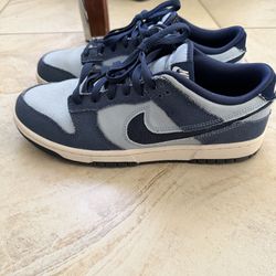 Nike Dunk Low Light Armory Blue Denim
