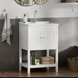 24 Inch Bathroom Vanity with Sink - ST6