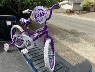 Child Kid Children Bike 16” Wheels With Training Wheels Bicycle Tricycle Trike in Good Condition