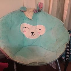 Cute And Fluffy Chair For Kids