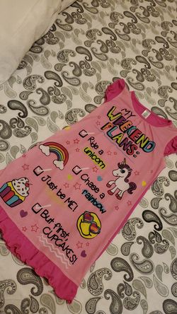 Girls sleep gown