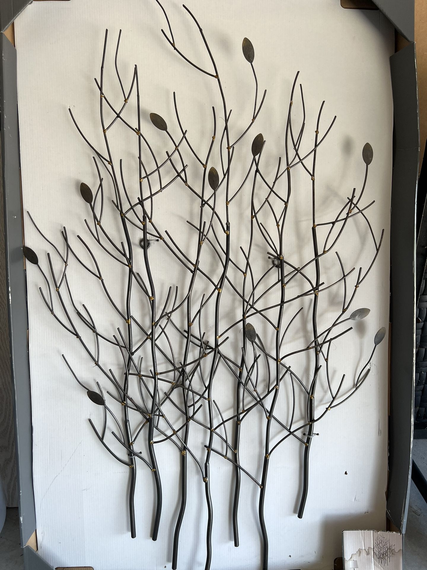 Metal Trees Wall Decor