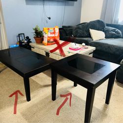 Coffee Table And End Table Living Room Set 