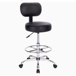 Drafting Chair With Back Tall Office Chair
