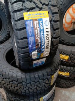 New set of tires 33 1250 22 lt