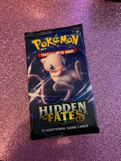 Pokemon booster pack hidden fates mew art