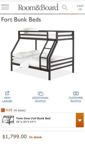 Room Board Fort Duo Bunk Bed For Sale In Westmont Il