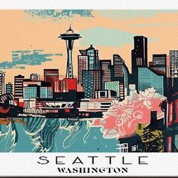 Seattle - Panoramic 16x48