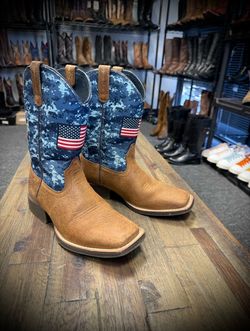Ariat Patriot Western Boots Kids Boys Cowboy Boot Size 2