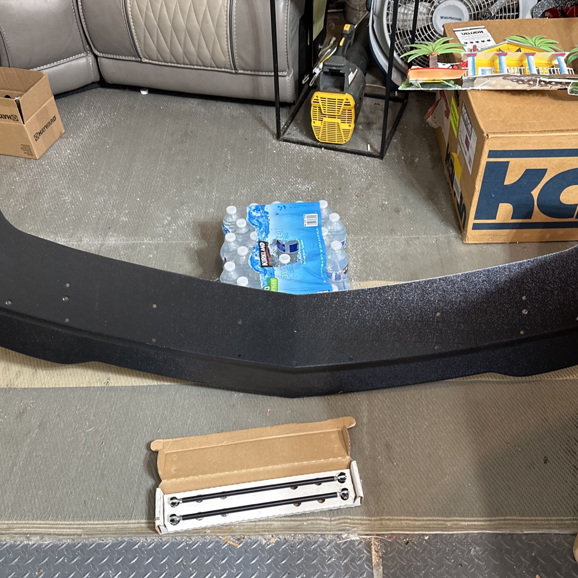 Dodge Challenger Front Splitter With Rods