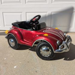Junior Sportsters TS-110 Volkswagen Beetle Bug Pedal Car Used Minor Damage 