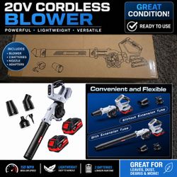 GENERIC Cordless Leaf Blower with 2 batteries