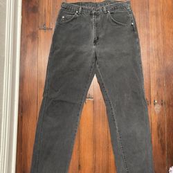 Wranglers Washed Denim Jeans Relaxed Fit