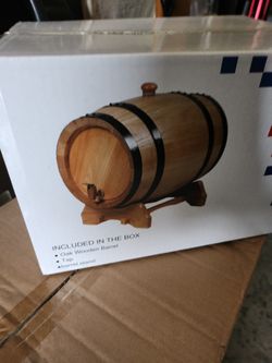 Box Of Six Oak Barrels 1.5 Liter 