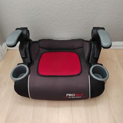 Backless Booster Seat. Built In Cup Holders