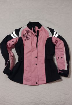 Bilt Women's Motorcycle Jacket Pink Black