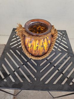 Rustic candle holder