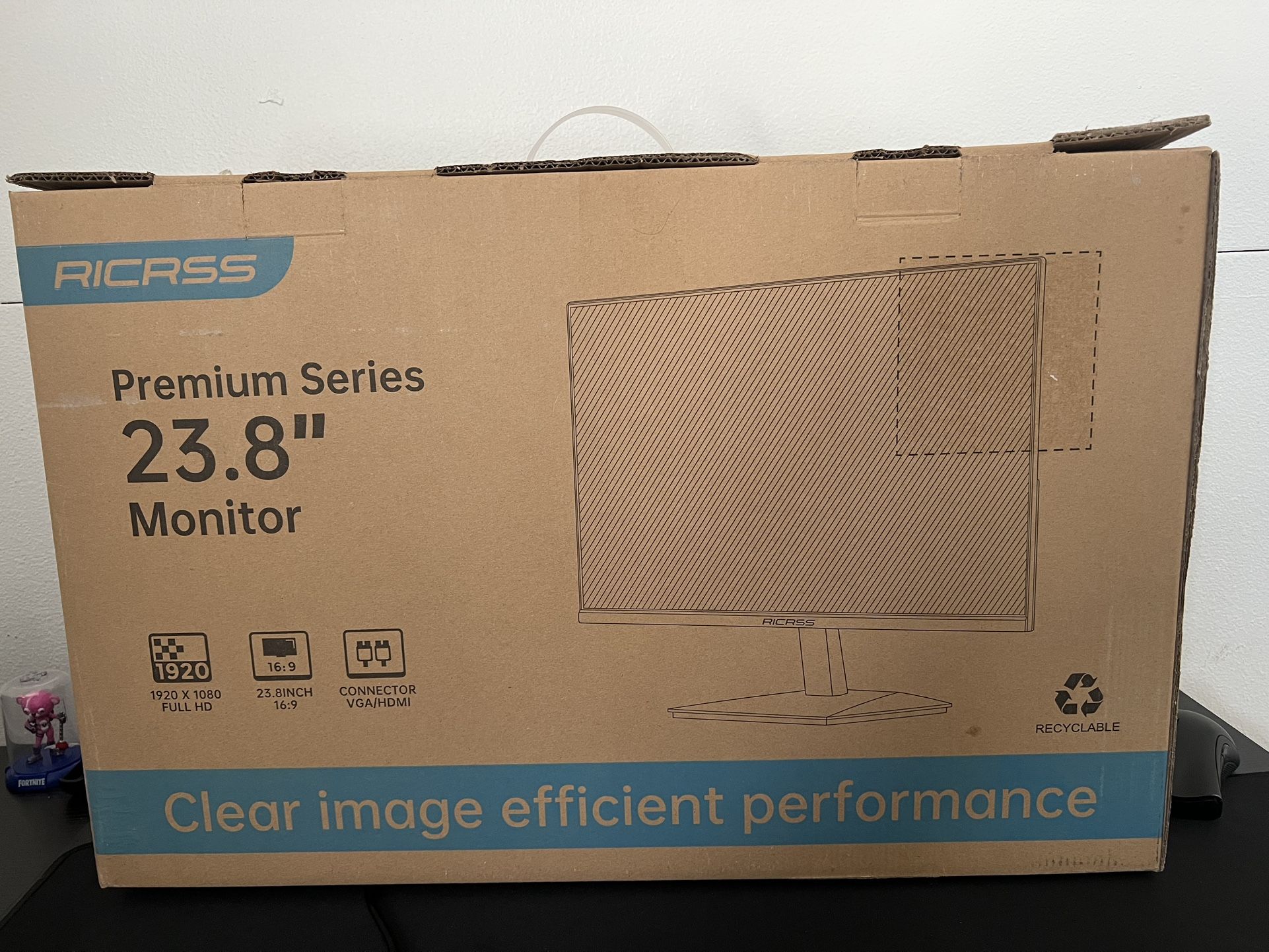 RICRSS 23.8” Gaming Monitor 75 Hz 3 ms