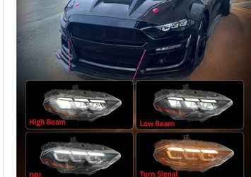 2018-2023 Ford Mustang EcoBoost GT V6 2024 Style Front Head Light Lamp new