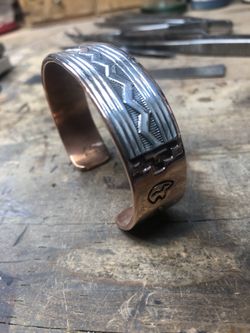 Men's copper bracelet