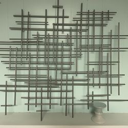 Wall Art, Brushed Nickel Finish 