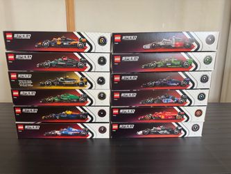Lot of 12 New LEGO SPEED F1 Cars