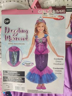 Girls Mermaid costume