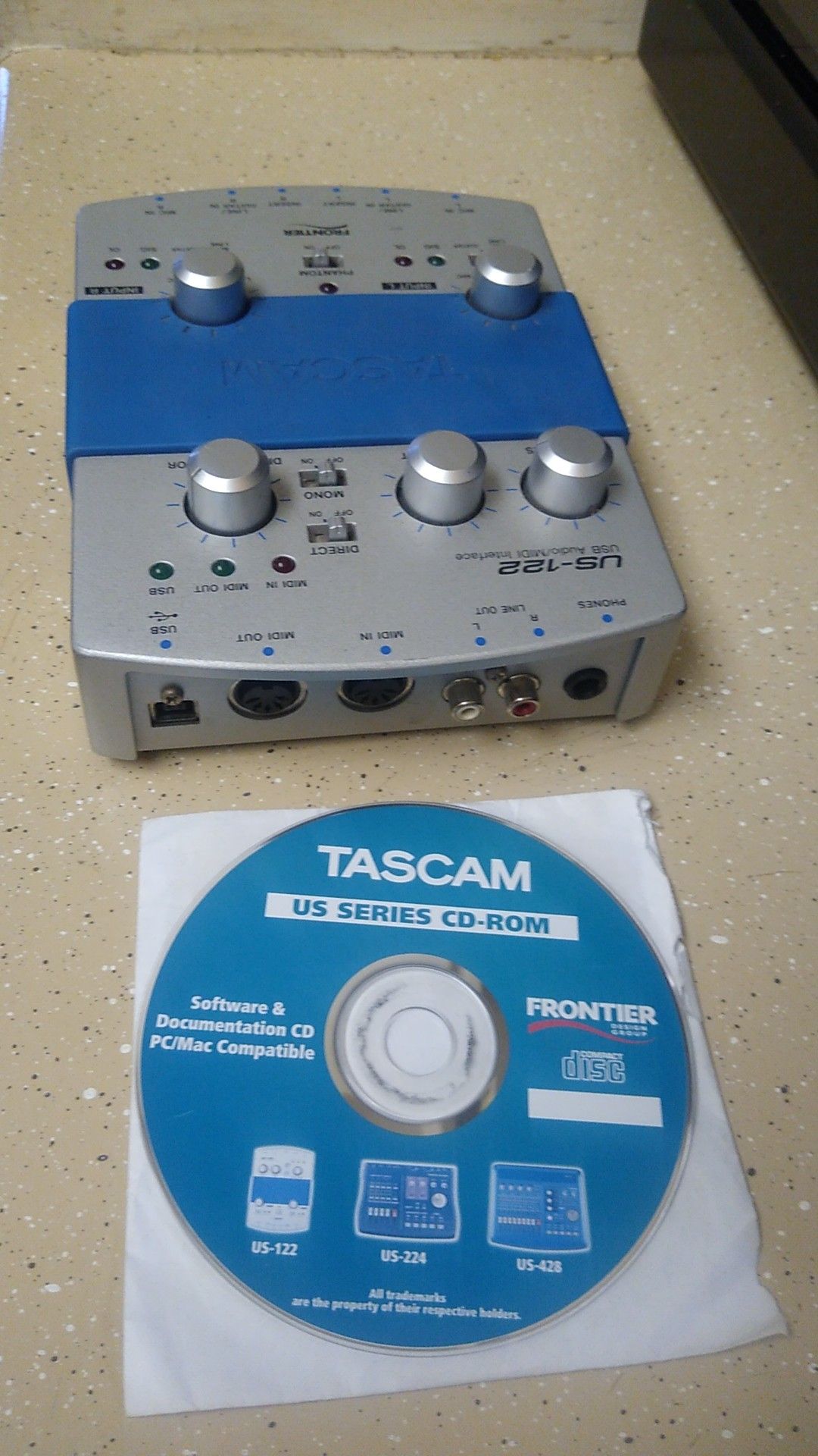 Tascam interface