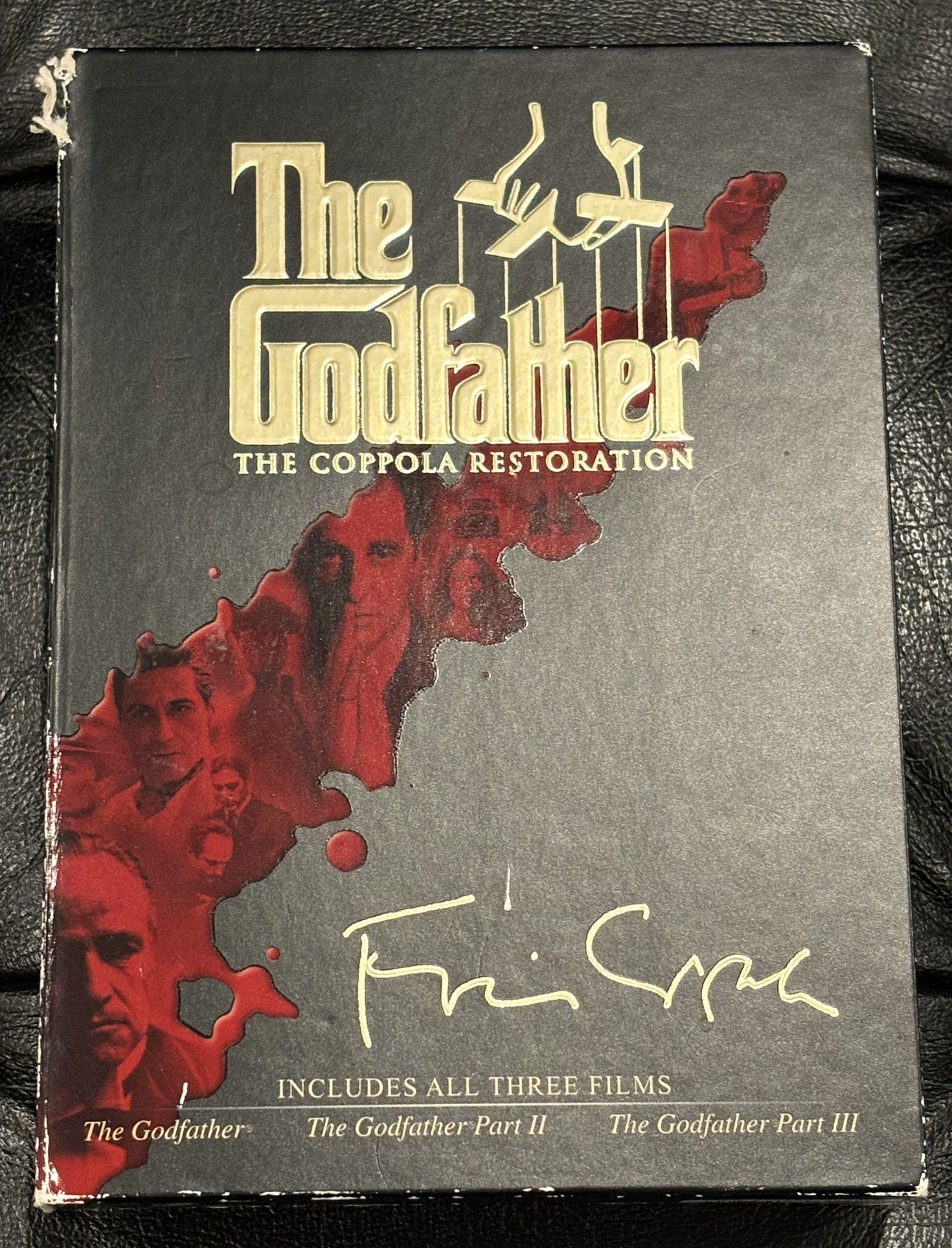 THE GODFATHER DVD SET THE COPOLLA RESTORATION CLASSIC MAFIA MOVIES
