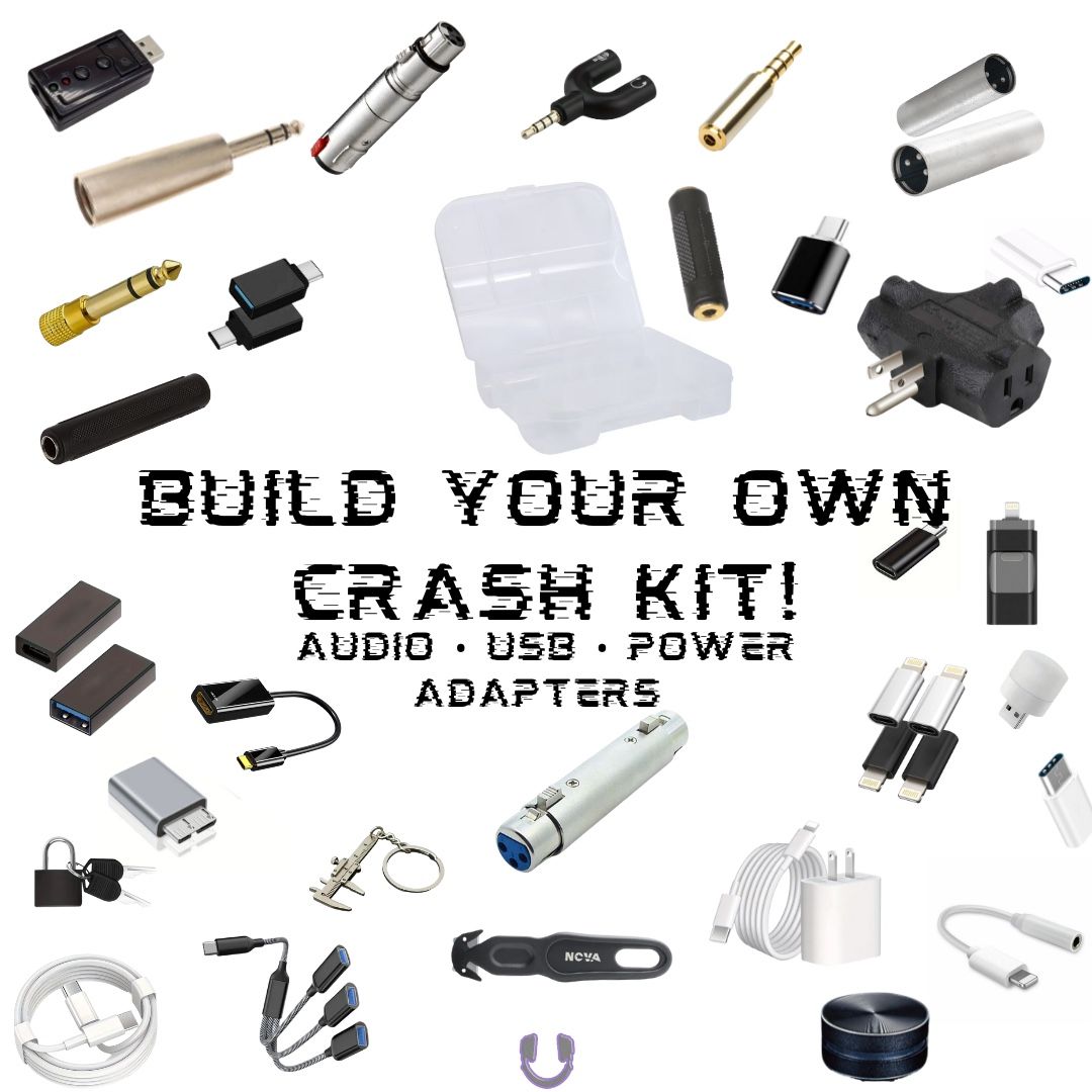 Adapters Audio USB And Power - Build Your Own Crash Kit