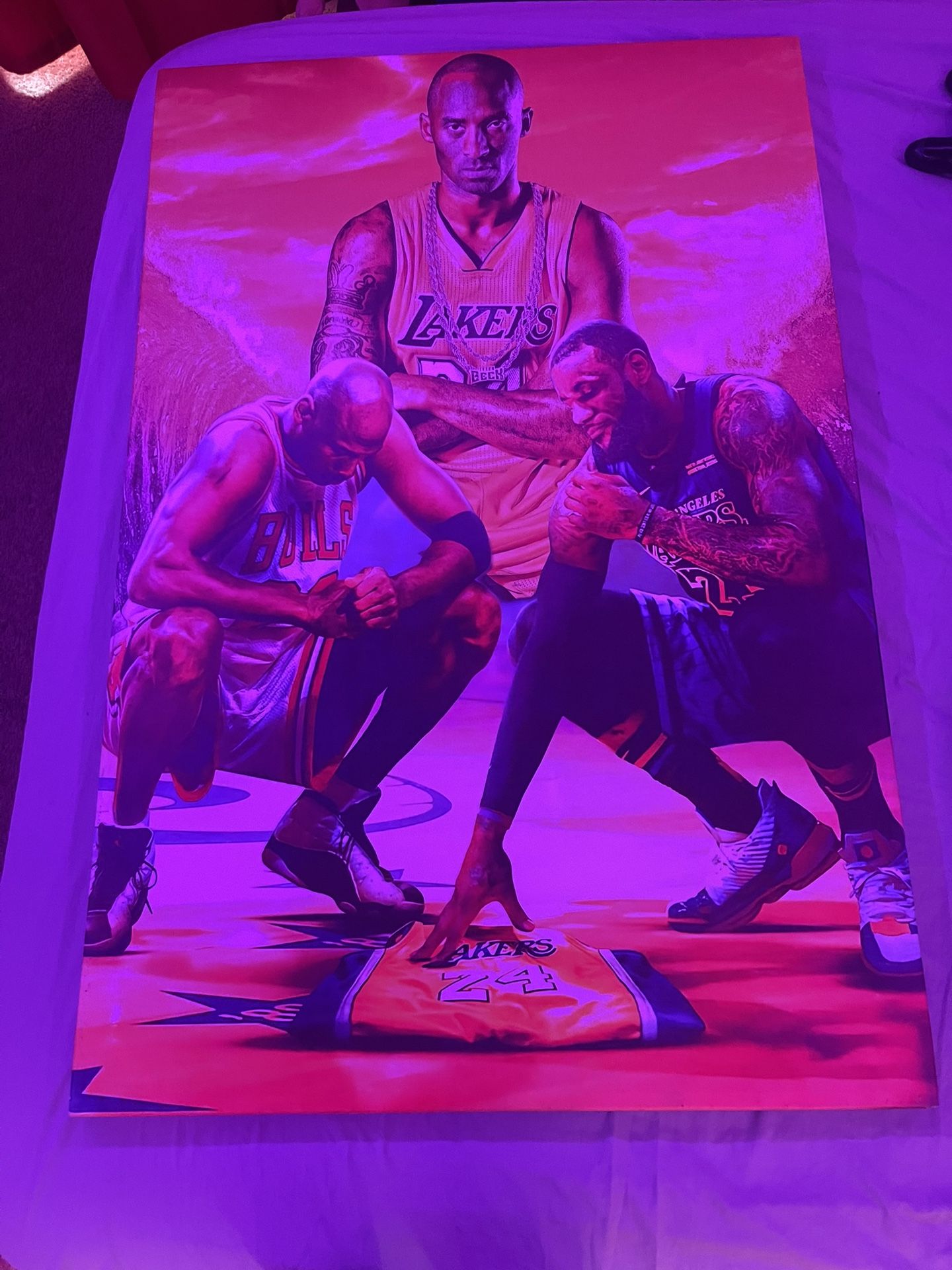 Kobe Bryant/ Lebron James/ MJ Poster