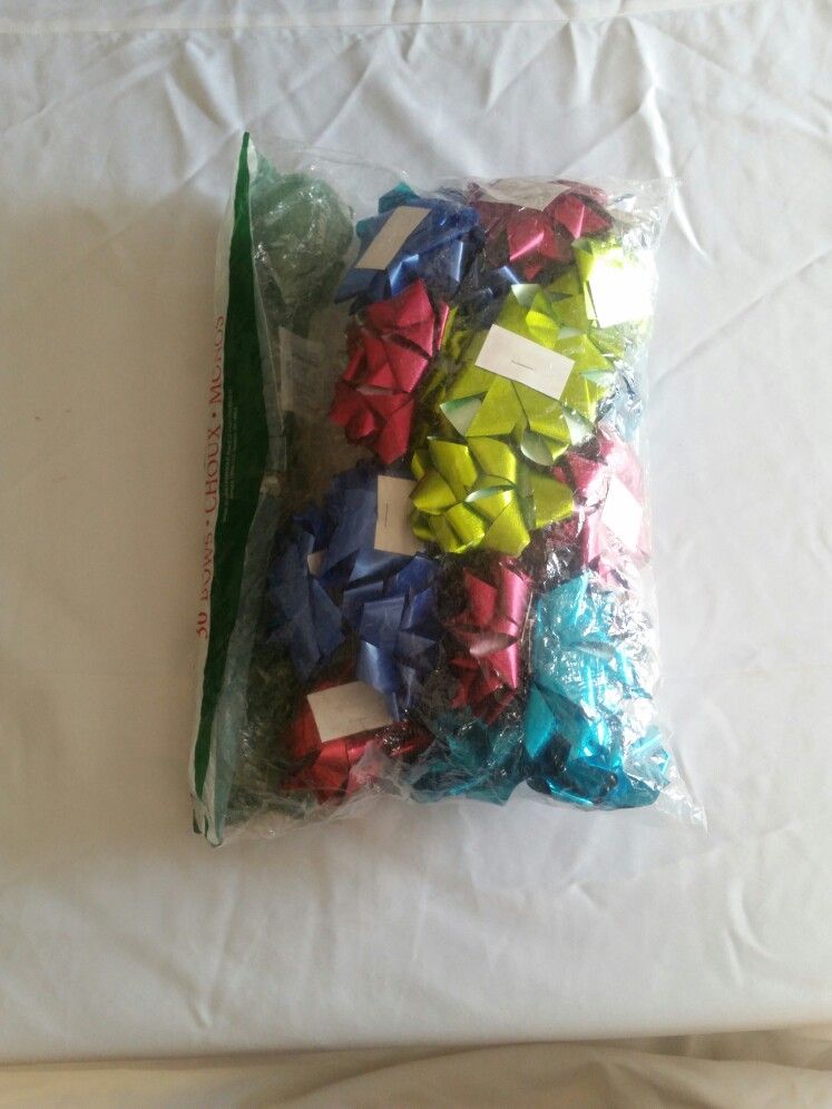 Bag Of Gift Bows. New
