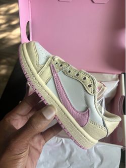 Jordan Travis Scott 1 Low Shy Pink 11c Preschool