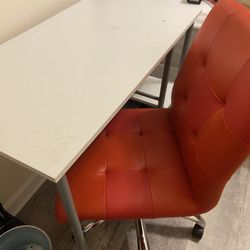 Desk + chair