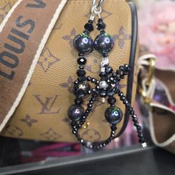Black Bow Bag/phone/backpack Charm