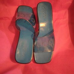 Gucci Blue Sandal/ Heels
