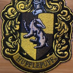 Harry Potter Hufflepuff House Iron On Patch