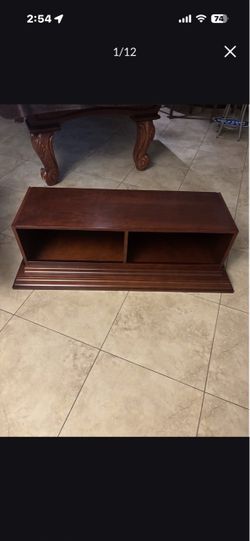 Bombay Company mint condition solid heavy wood! Stand for tv or side table decor.