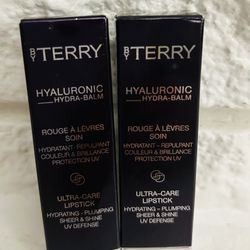 TERRYHYALURONIC HYDRO BALM ULTRA CARE LIPSTICK HYDRATING PLUMPING SHEER &shine set of 2 lipstick