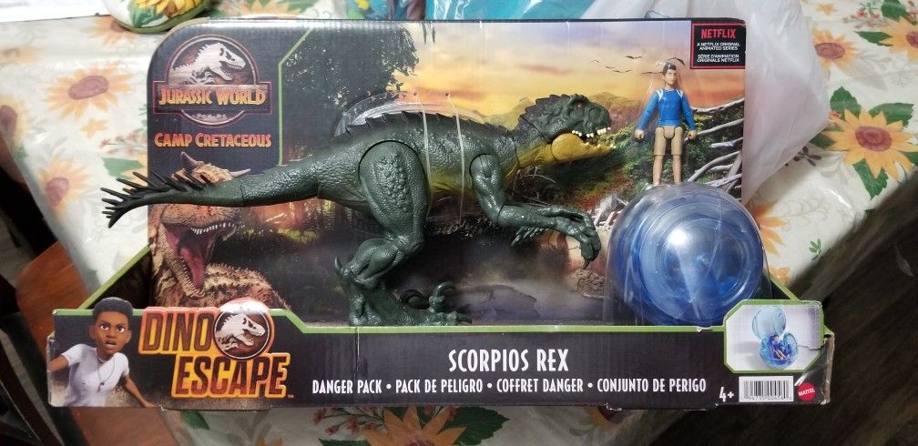 Jurassic World Scorpios Rex Dinosaur Figure( HTF) 