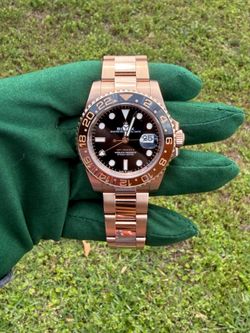 2023 Rolex GMT Master II Rose Gold “Root Beer”