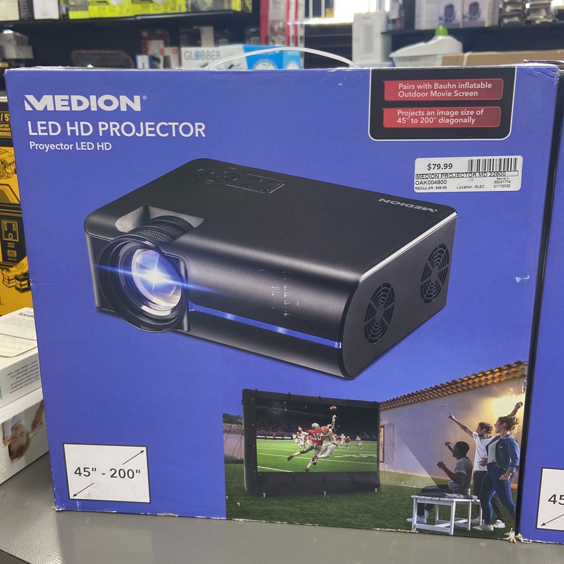 Medion Led HD Projector New In Box 2 Available