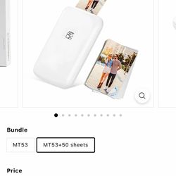 New! Mini portable photo printer!✨