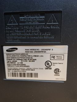 52" Samsung TV FOR SALE