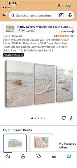 Ocean canvases