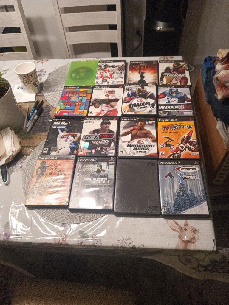 17 PS2 GAMES SELLING TOGETHER AS 1 PIECE
