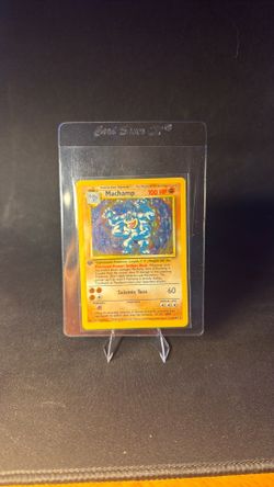 Pokémon Card - Machamp Base-set First Edition Holo