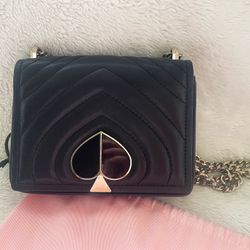 Amelia Small Convertible Chain Shoulder Bag - Black